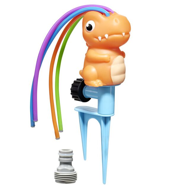 Animal arroseur dinosaure à planter 11x7xH25,5cm (plusieurs modèles)