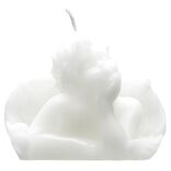 Bougie forme buste d'ange