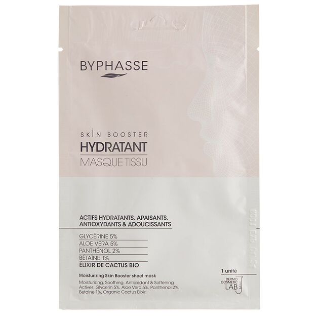 Masque en tissu Byphasse hydratant Skin Booster