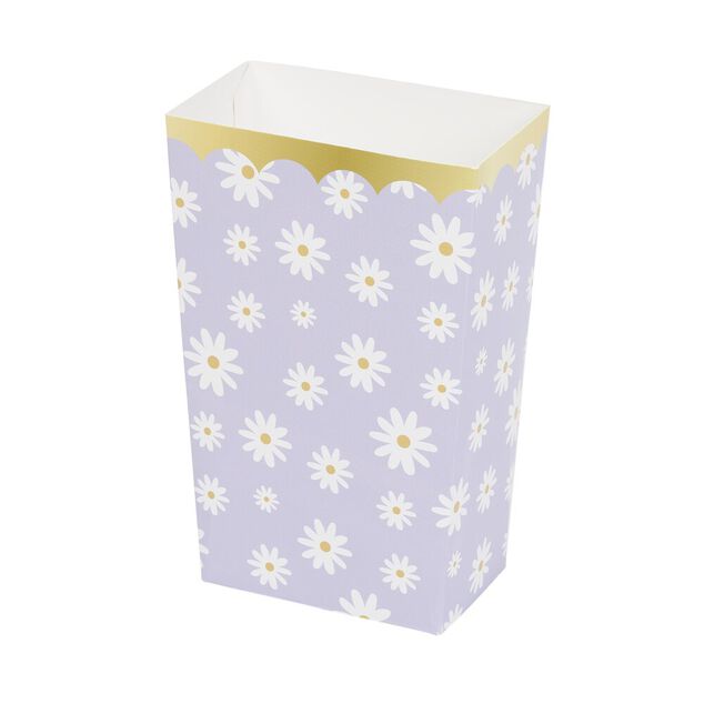 Boîte à bonbons motif fleur thème fée x4