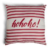 Coussin Noël motif HoHoHo 40x40cm