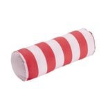Coussin forme boudin bayad&egrave;re rayures color&eacute;es &Oslash;15x40cm (2 mod&egrave;les rouge ou vert )