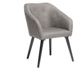 Fauteuil Joseph gris chiné L60xP57xH79cm