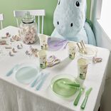 Lot de 12 couverts pour enfant plastique coloré