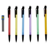 Lot de 6 portes mines HB 0,7mm avec 12 recharges