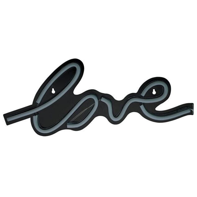 N&eacute;on LED inscription Love rose