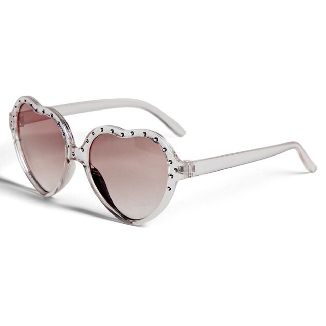 Lunettes coeur avec strass