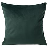 Housse de coussin velours 40x40cm bleu