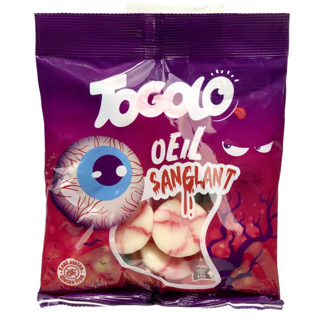 Bonbon Togolo 125g oeil sanglant fraise