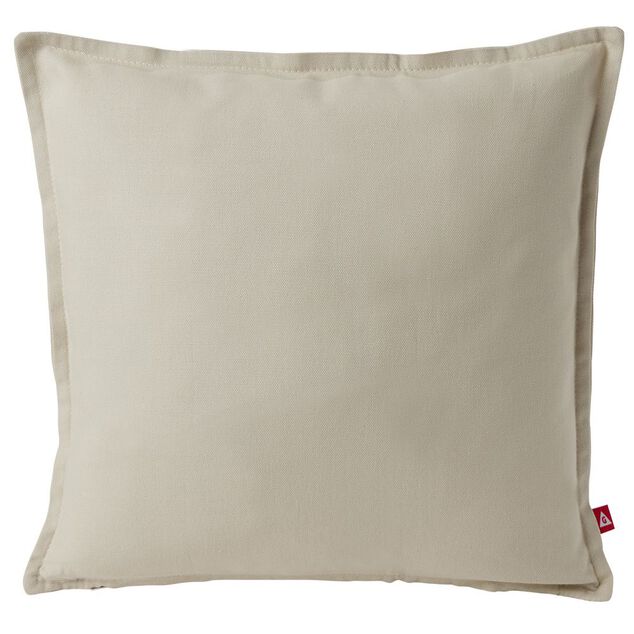Housse de coussin coton Panama 40x40cm blanc