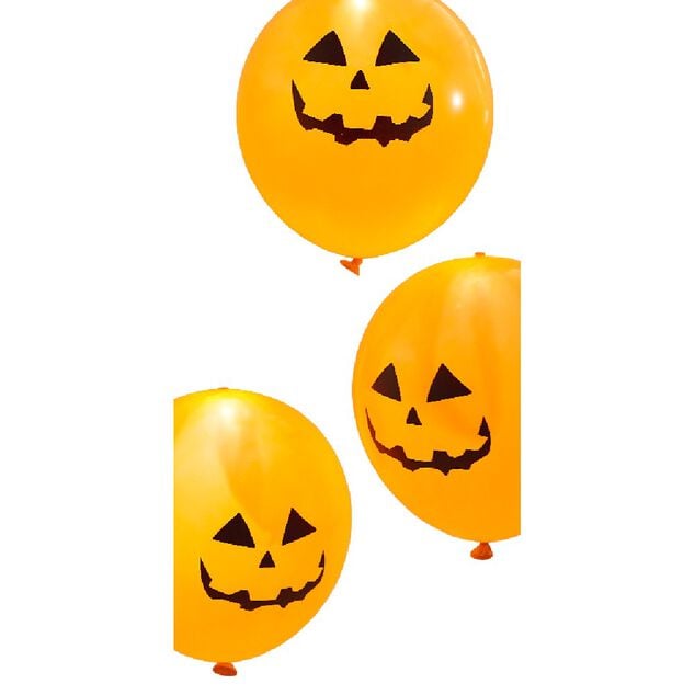 Ballon LED citrouille Halloween x5