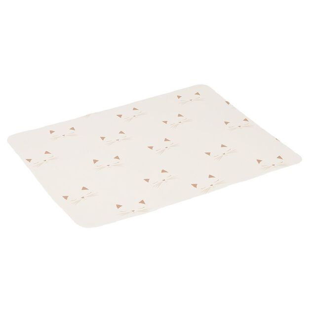 Tapis repose gamelle animaux 39x50cm (3 modèles)