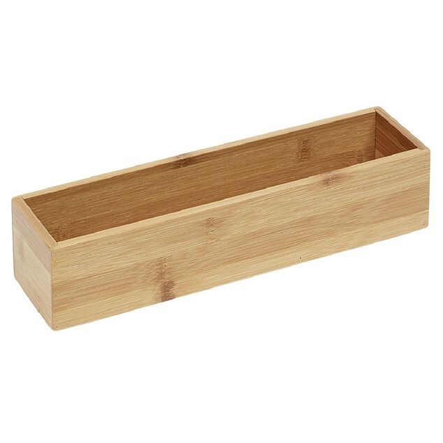 Bo&icirc;te en bambou organisateur L.30xl.7,5xH.6,5 cm