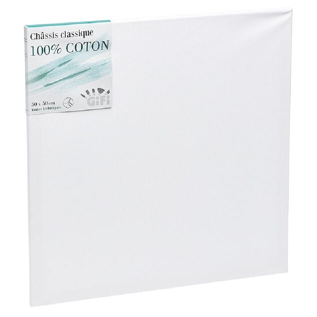 Ch&acirc;ssis blanc 50x50cm