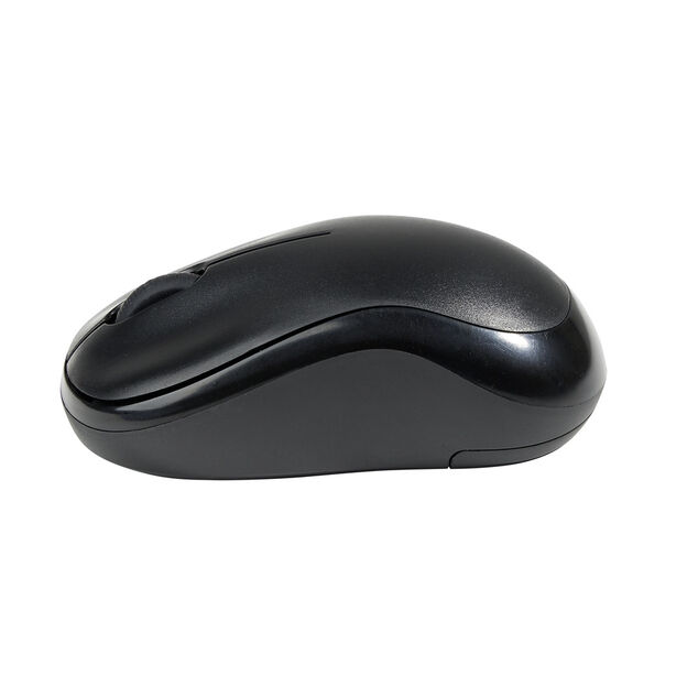 Souris PC sans fil noire 10x6xH4cm