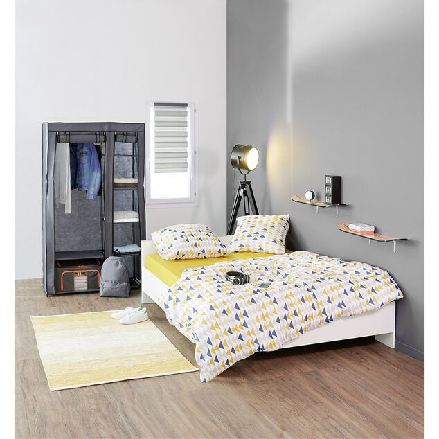 Parure de lit 2 personnes avec taies d'oreiller