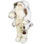 Décoration père noel a poser rouge et blanc