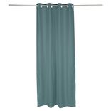 Rideau occultant effet tram&eacute; bleu fonc&eacute; 140x240cm