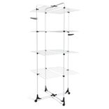 S&eacute;choir &eacute;tendoir &agrave; linge tour 4 niveaux 46m d'&eacute;tendage