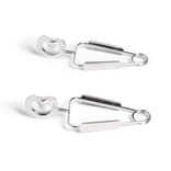 Pince à escargots en inox L16cm x2