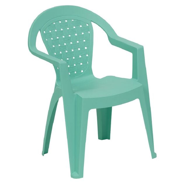 Fauteuil de jardin enfant Norma bleu 36x30xH50cm