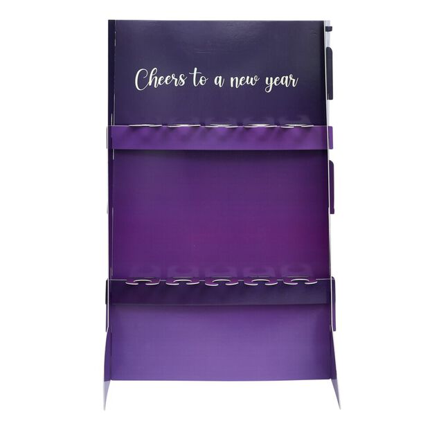 Support DIY pour fl&ucirc;te &agrave; champagne