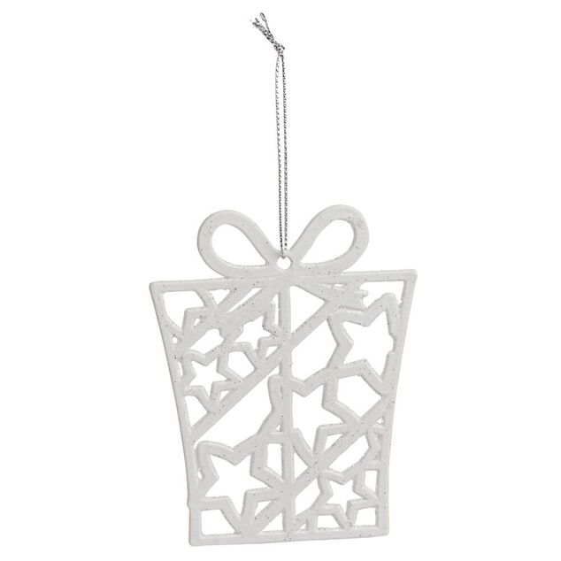 Déco à suspendre pailletée blanche ou rouge - 10 modèles