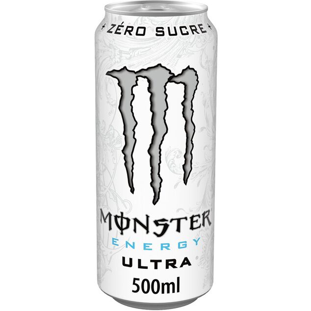 Boisson énergisante Monster Energy Ultra Zéro sans sucre canette 50cl