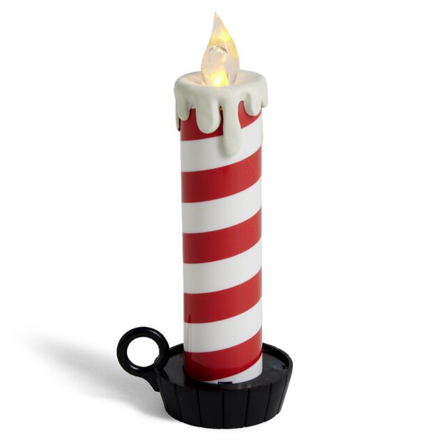 Bougie LED flamme effet fondant avec support (3 mod&egrave;les)
