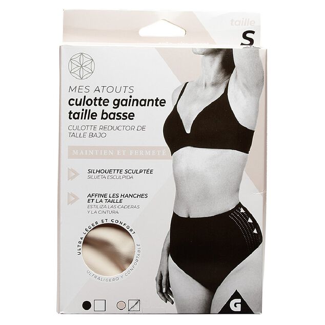 Culotte gainante taille basse femme