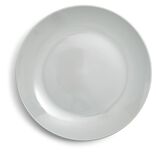 Assiette plate Madrid gr&egrave;s vert d'eau &Oslash;27cm