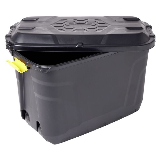 Box de rangement brico noir 110L
