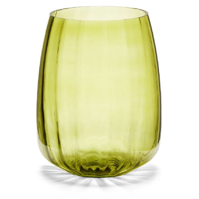 Vase en verre &Oslash;12xH16cm - 3 mod&egrave;les