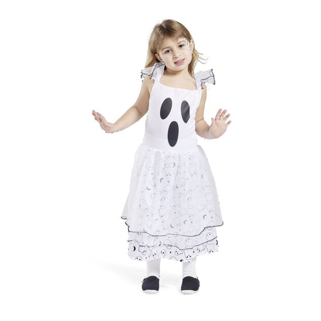D&eacute;guisement enfant Halloween fant&ocirc;me robe 3/4ans