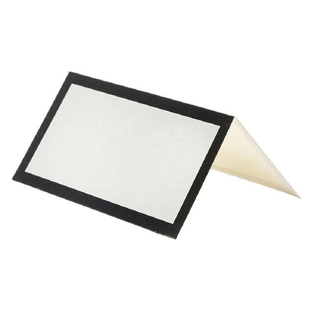 Chevalet marque place x 20 noir et blanc