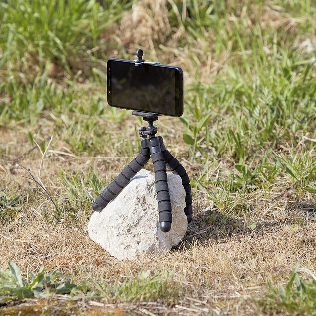 Tr&eacute;pied flexible pour t&eacute;l&eacute;phone
