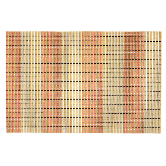 Set de table rectangulaire x2 en bambou 45x30cm (4 mod&egrave;les)