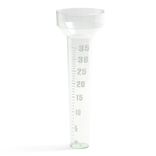 Pluviom&egrave;tre en plastique vert 35ml