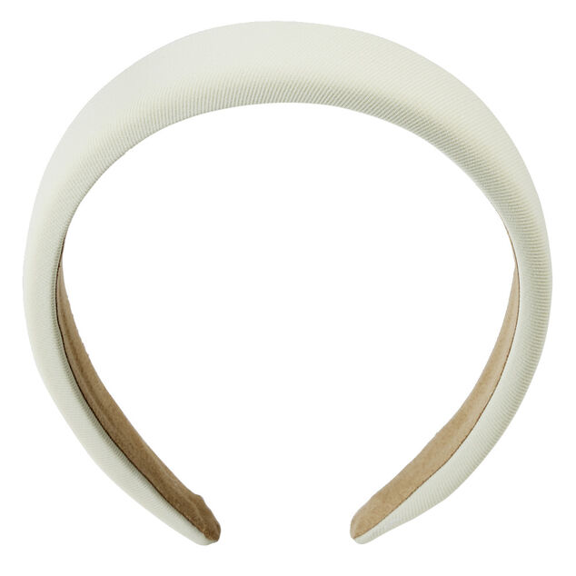 Serre-t&ecirc;te beige et noir