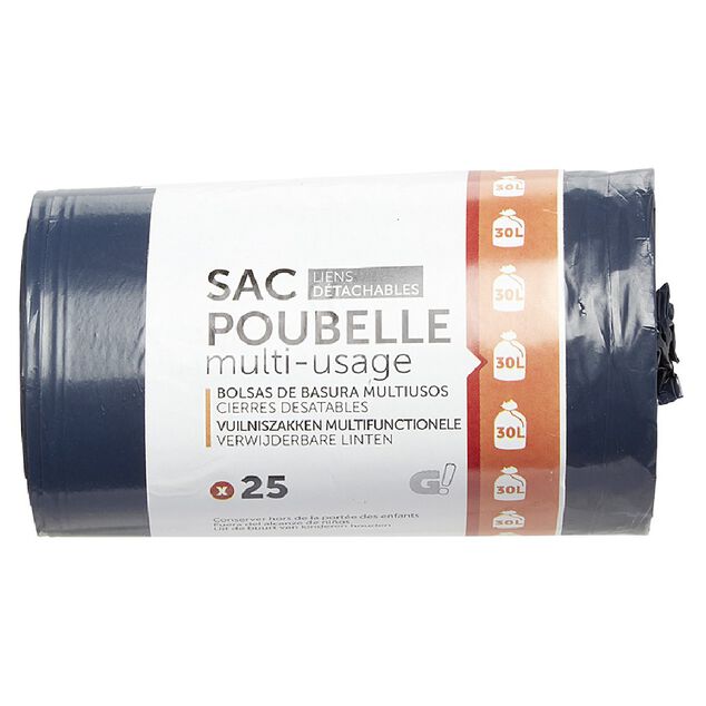 Sac poubelle 30l x25