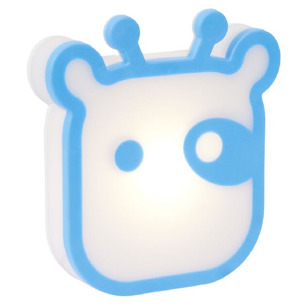 Veilleuse sur batterie vache blanc
