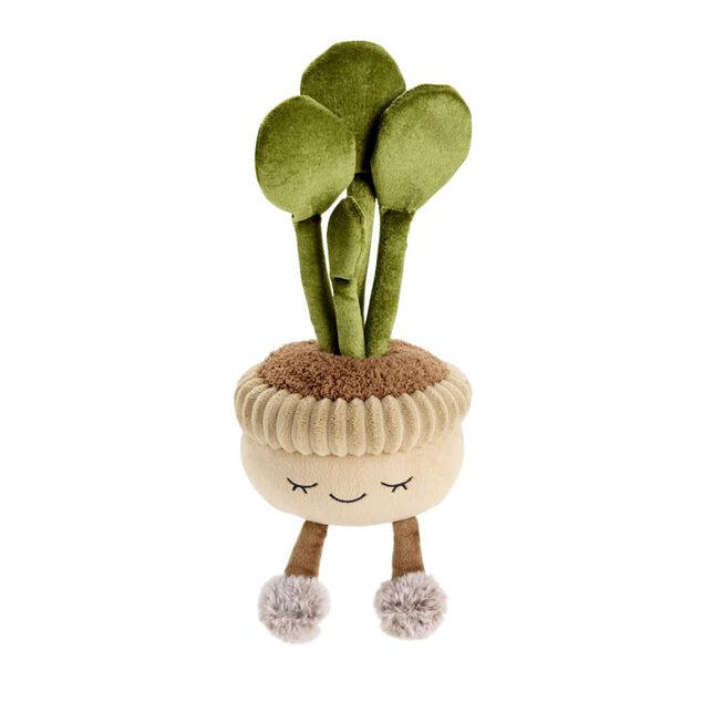 Cale-porte pot de fleur mignon peluche &Oslash;11xH32cm (2 mod&egrave;les)