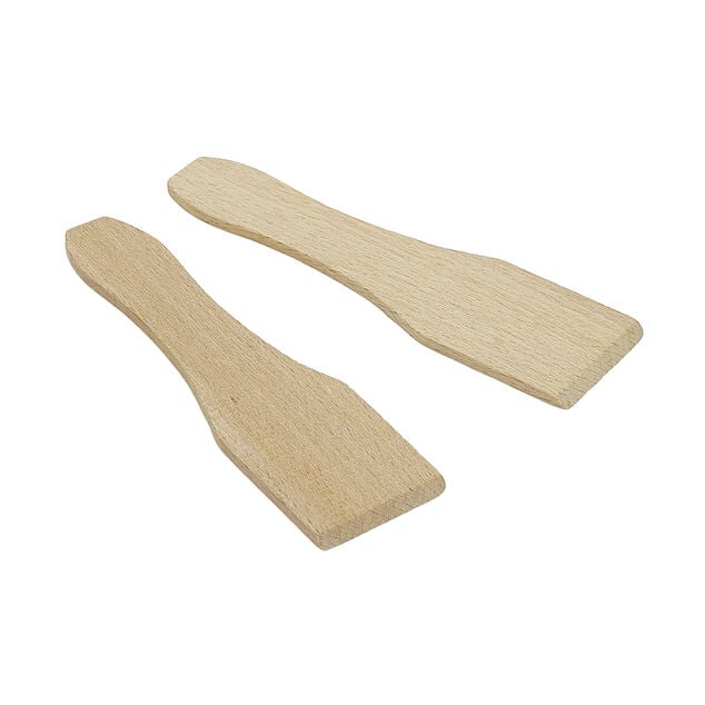 Spatule &agrave; raclette en bois x6