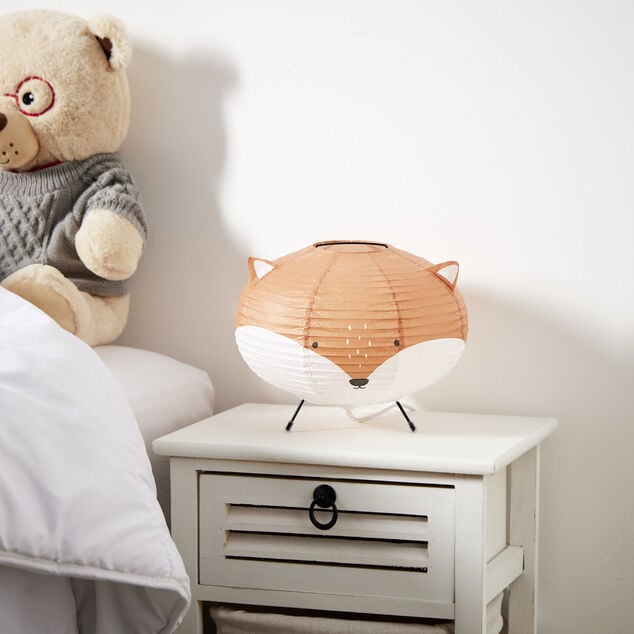 Lanterne en papier &agrave; poser design enfantin &Oslash;22xH30cm (3 mod&egrave;les)