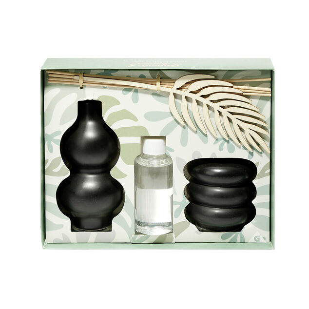 Bougie avec diffuseur en c&eacute;ramique 100ml - 3 mod&egrave;les