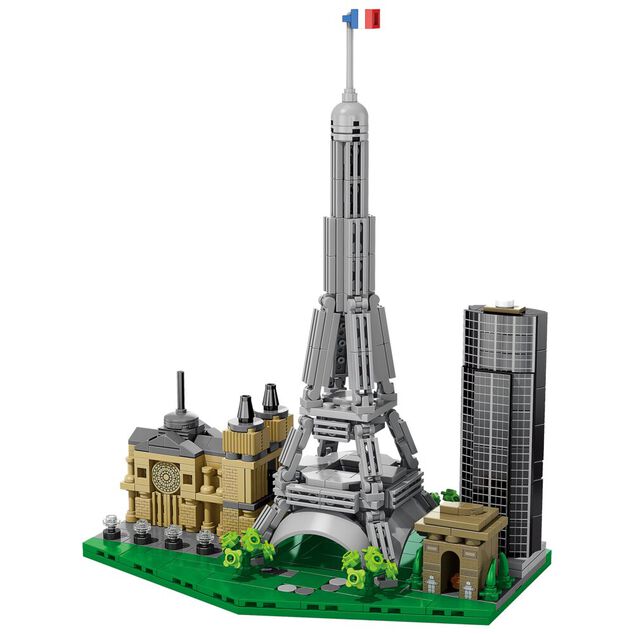 Bloc de construction Skyline 593 pi&egrave;ces (4 mod&egrave;les)