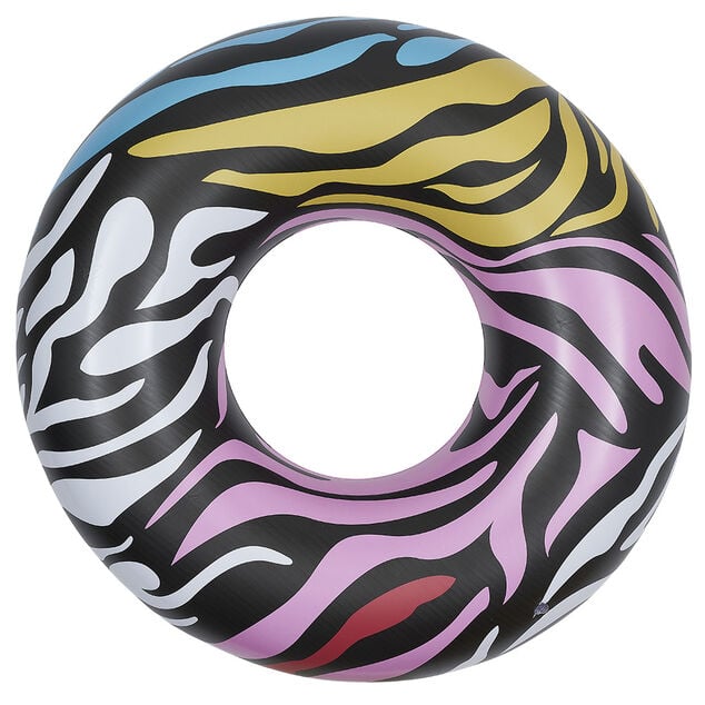 Bou&eacute;e gonflable imprim&eacute; z&eacute;br&eacute; multicolore &Oslash;100 cm