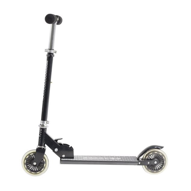 Trottinette enfant m&eacute;tal inscription Scooter pliable L34xH68-75,5cm