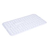 Tapis fond de douche plastique perforé blanc 39x70cm