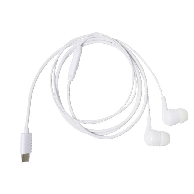 &Eacute;couteurs filaires USB-C avec micro L120cm